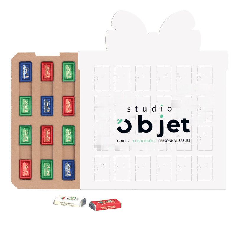 Calendrier de l'Avent forme cadeau — éco