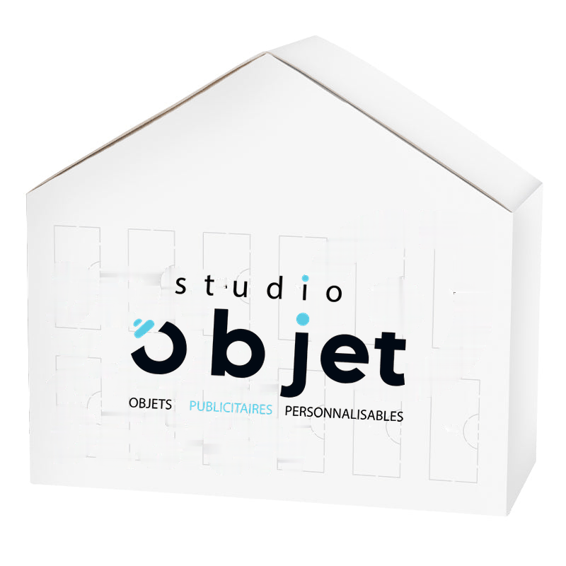 Calendrier de l'Avent maison 3D